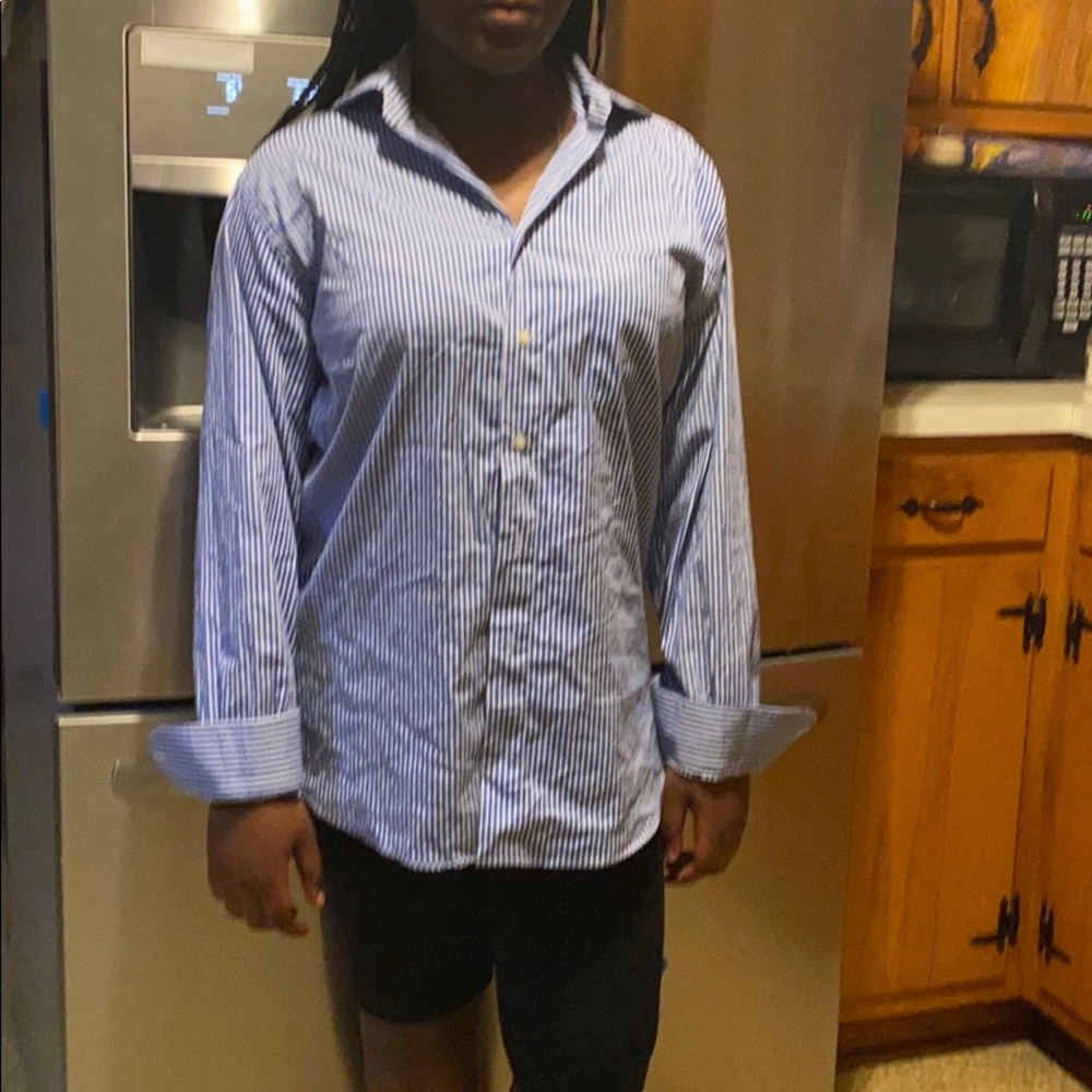 Button down work blouse
